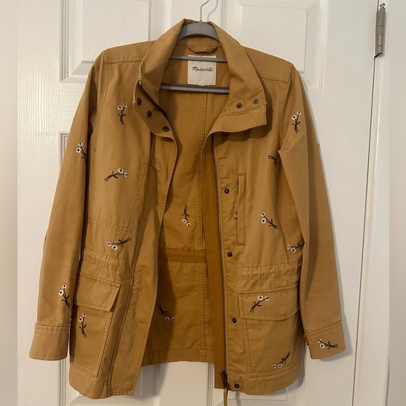 EUC worn once Madewell Embroidered Passage Jacket XS - Picture 5 of 7